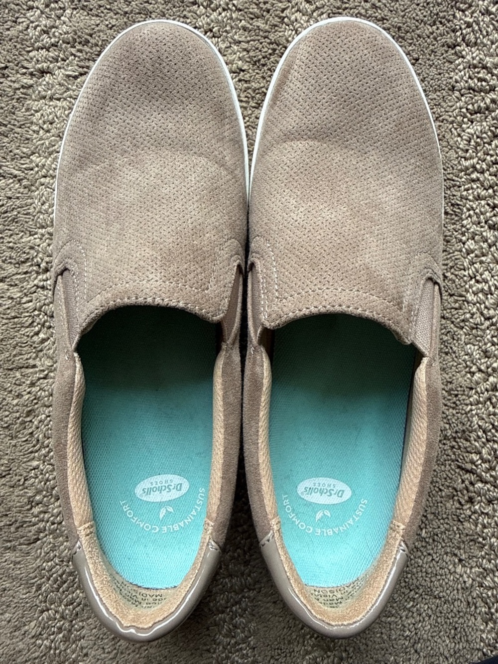 Dr. Scholl’s Madison Slip-On Size 8 in Wood Brown Fabric